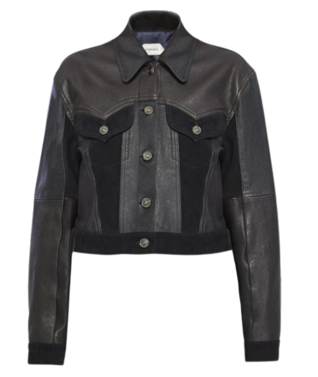 VERSACE Черная куртка, фото 1