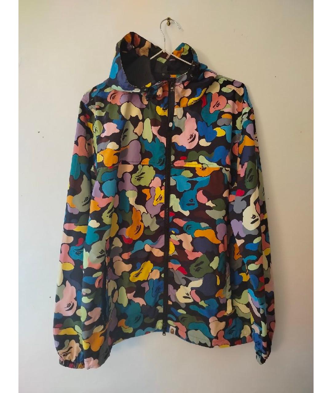 A BATHING APE Мульти шерстяная куртка, фото 10