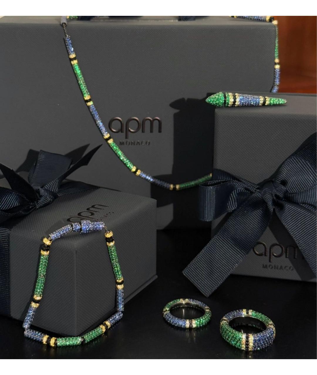 APM Monaco Синие серебряные серьги, фото 6