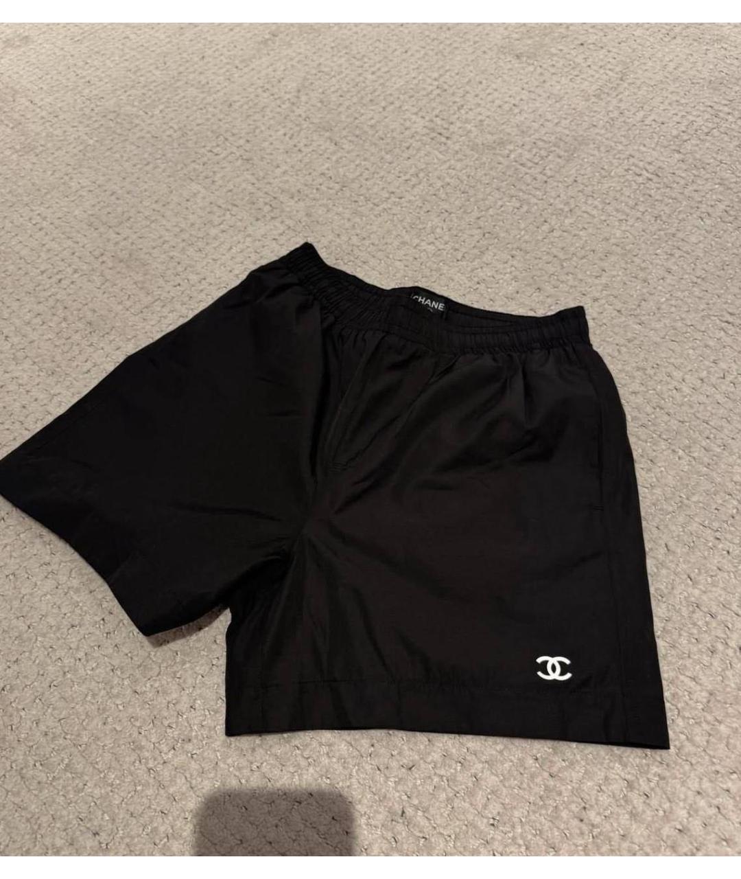 CHANEL Черные шорты, фото 2
