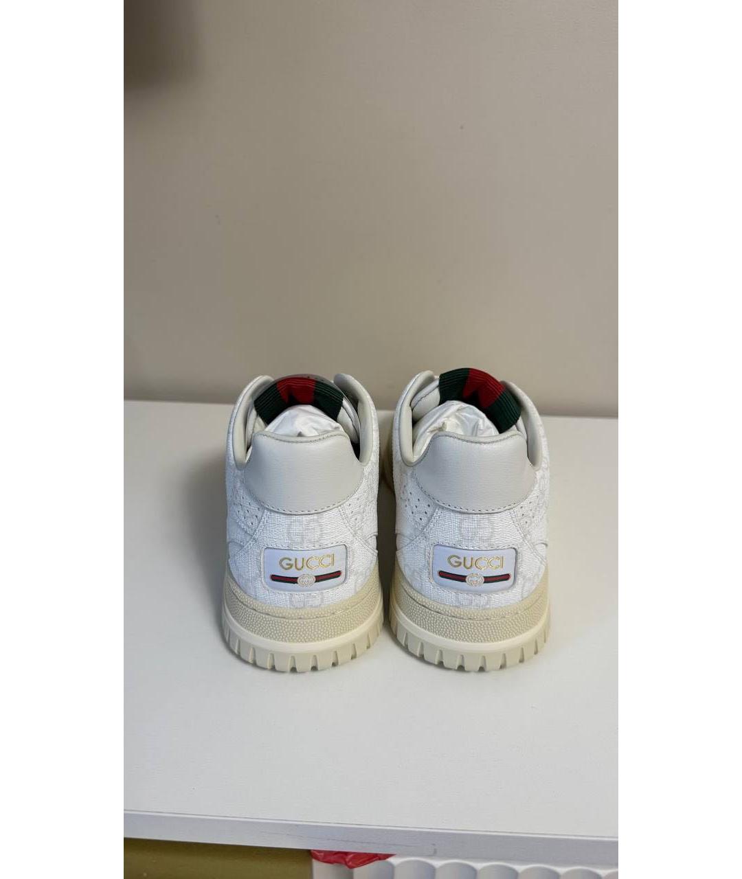 GUCCI Белые кроссовки, фото 3