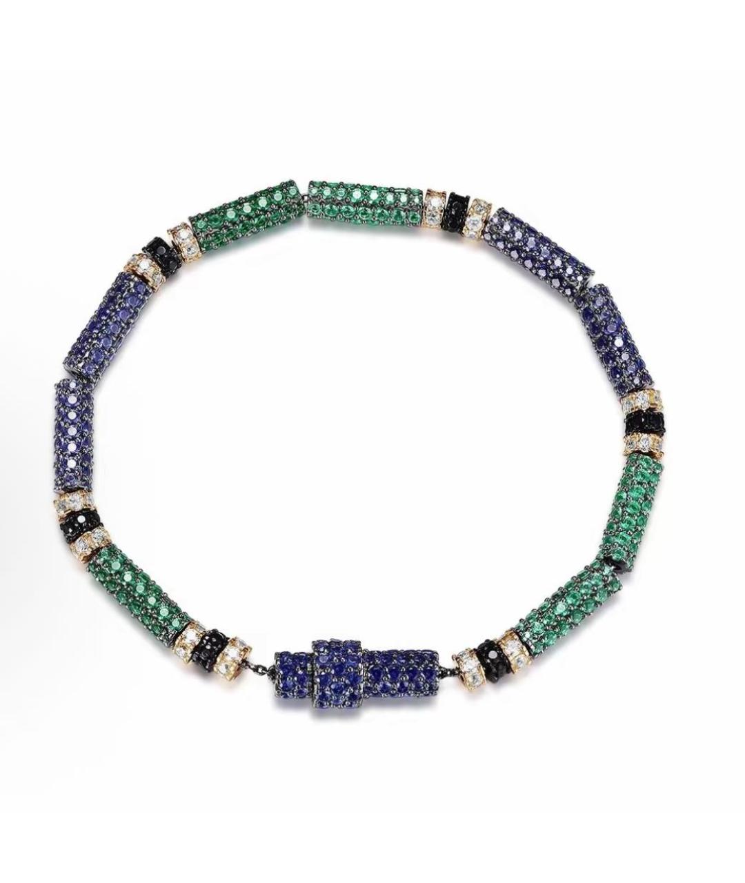 APM Monaco Синий серебряный браслет, фото 7