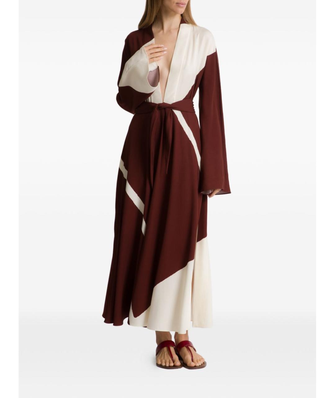 ALBERTA FERRETTI Мульти вискозное платье, фото 3