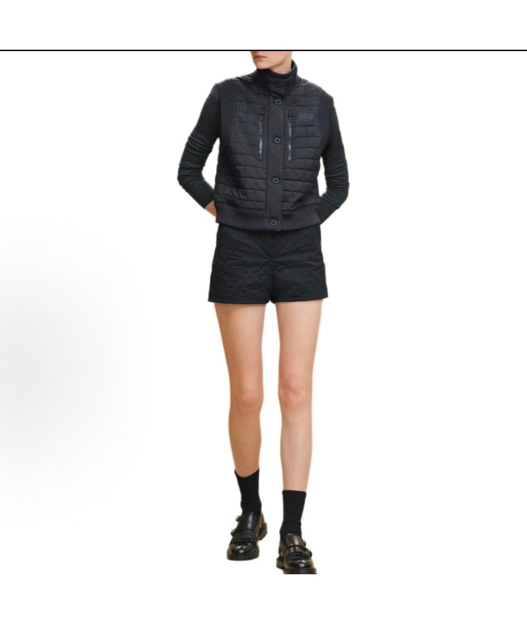 HERMES Черный хлопковый жилет, фото 3