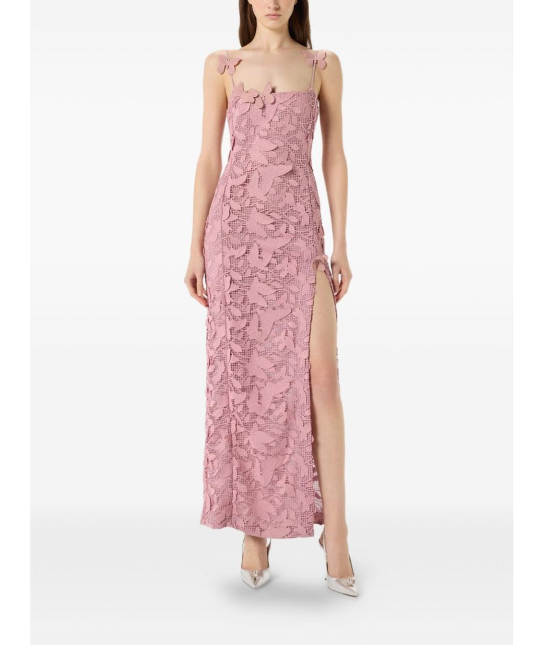 BLUMARINE Розовое коктейльное платье, фото 4