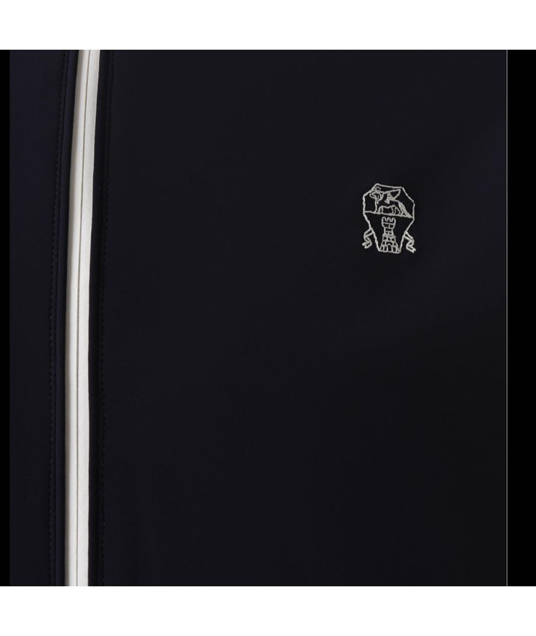 BRUNELLO CUCINELLI Темно-синяя полиамидовая куртка, фото 5