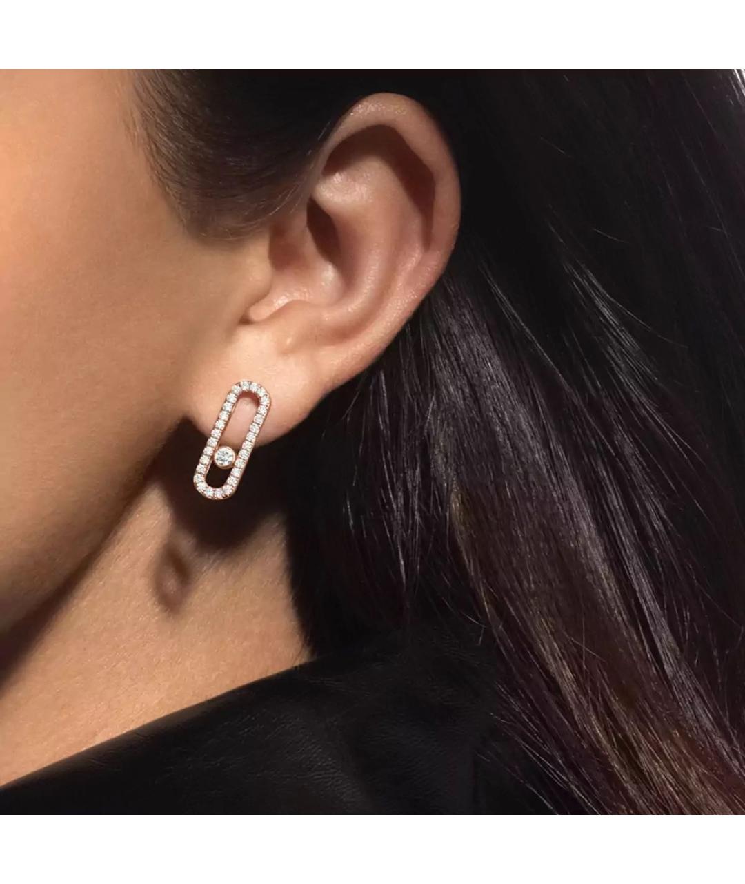 MESSIKA Розовые серьги из розового золота, фото 2