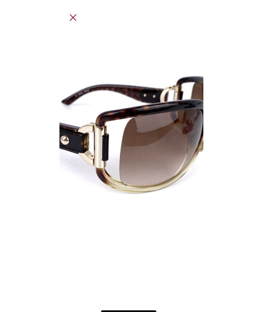 JIMMY CHOO Черные пластиковые солнцезащитные очки, фото 6
