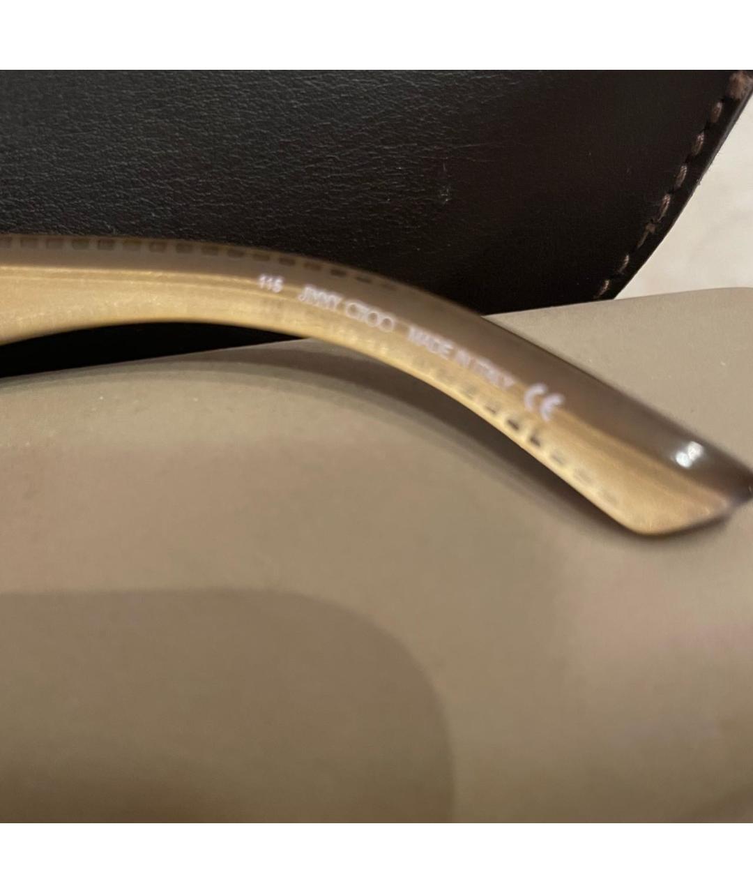 JIMMY CHOO Черные пластиковые солнцезащитные очки, фото 7