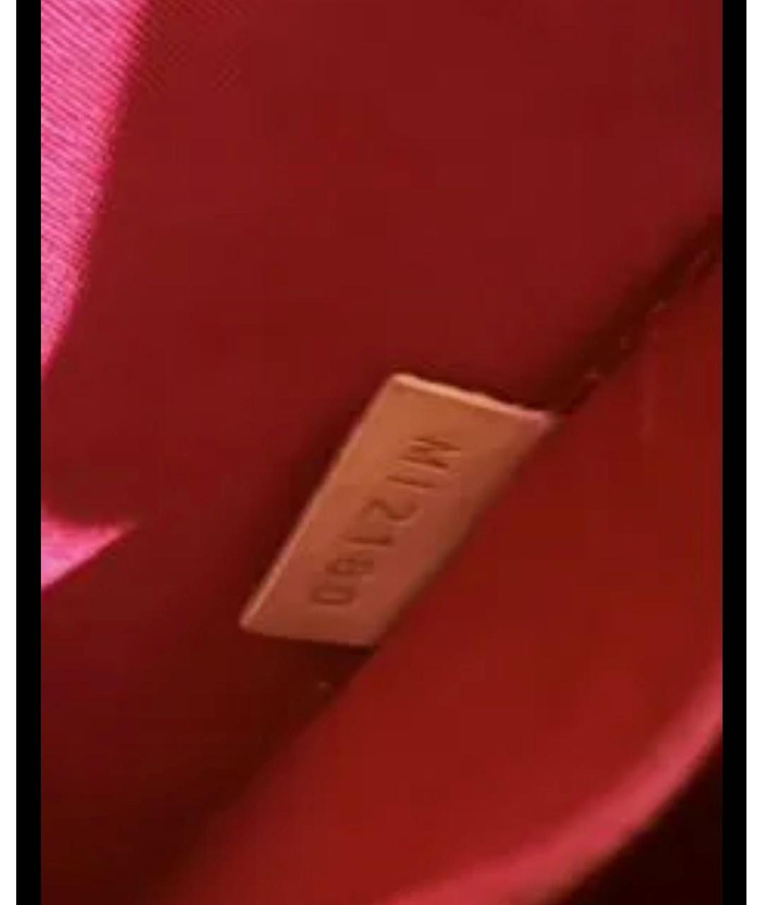 LOUIS VUITTON Красная сумка тоут из лакированной кожи, фото 5