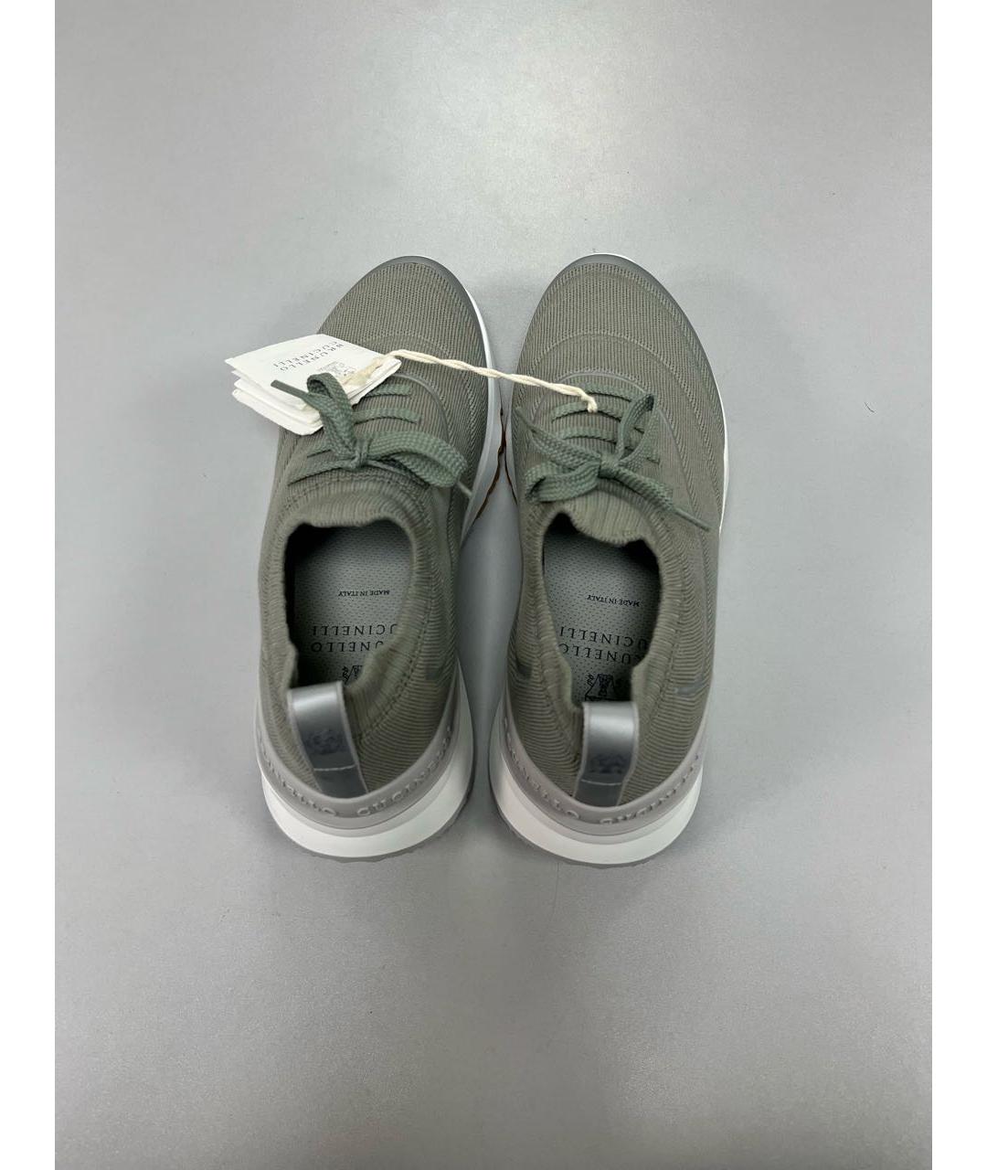 BRUNELLO CUCINELLI Текстильные высокие кроссовки / кеды, фото 4