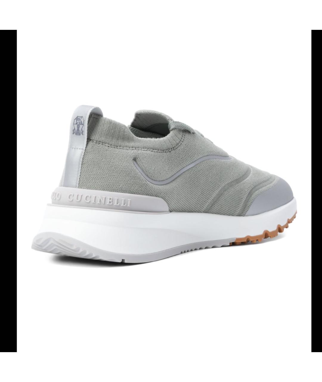 BRUNELLO CUCINELLI Текстильные высокие кроссовки / кеды, фото 5