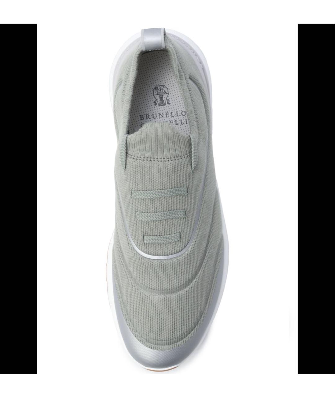 BRUNELLO CUCINELLI Текстильные высокие кроссовки / кеды, фото 6