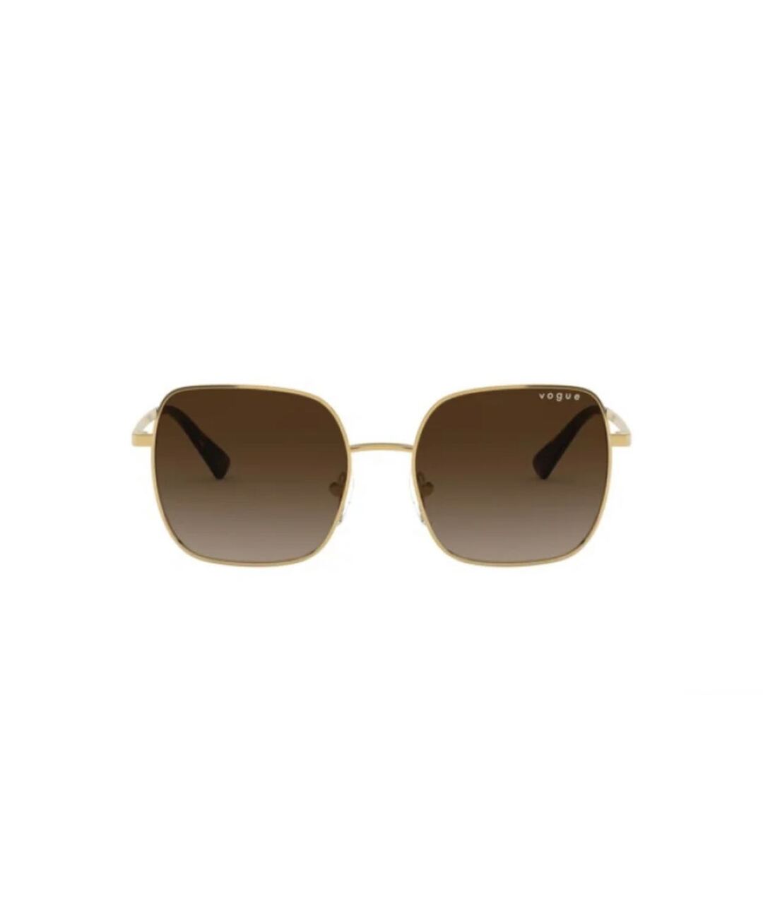 VOGUE EYEWEAR Коричневые металлические солнцезащитные очки, фото 1