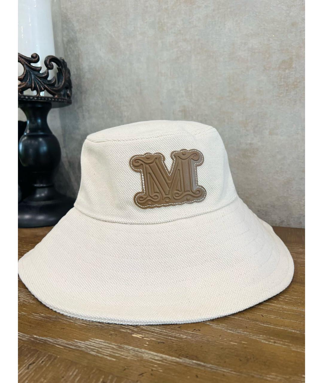 MAX MARA Бежевая хлопковая панама, фото 2