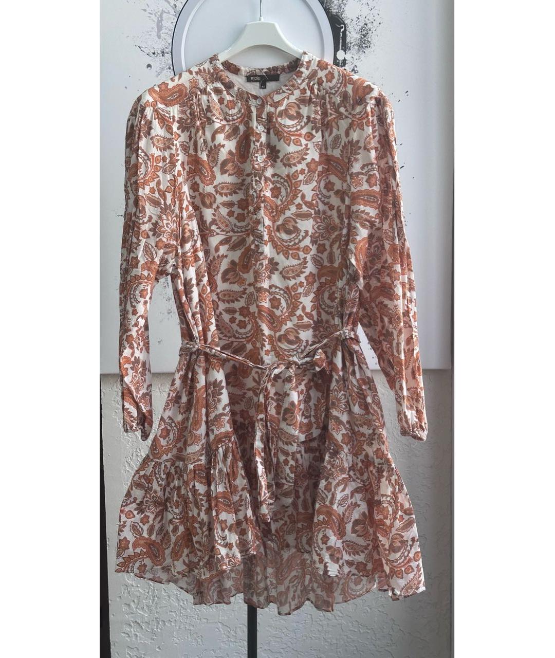 MAJE Мульти хлопковое повседневное платье, фото 9