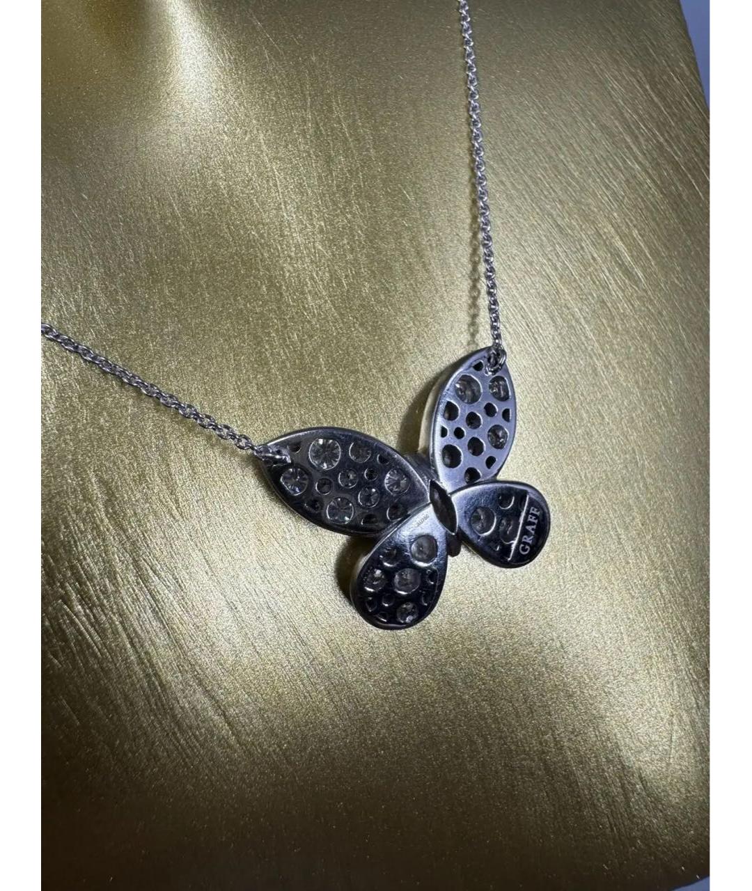 GRAFF Серебряное колье из белого золота, фото 4