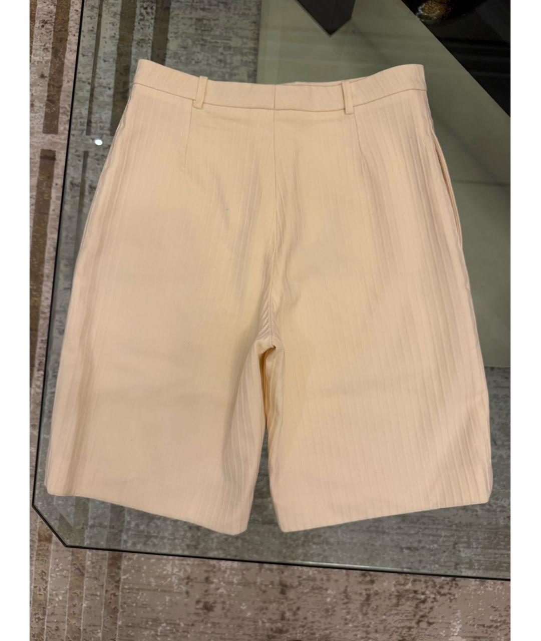 SAINT LAURENT Бежевые шорты, фото 2