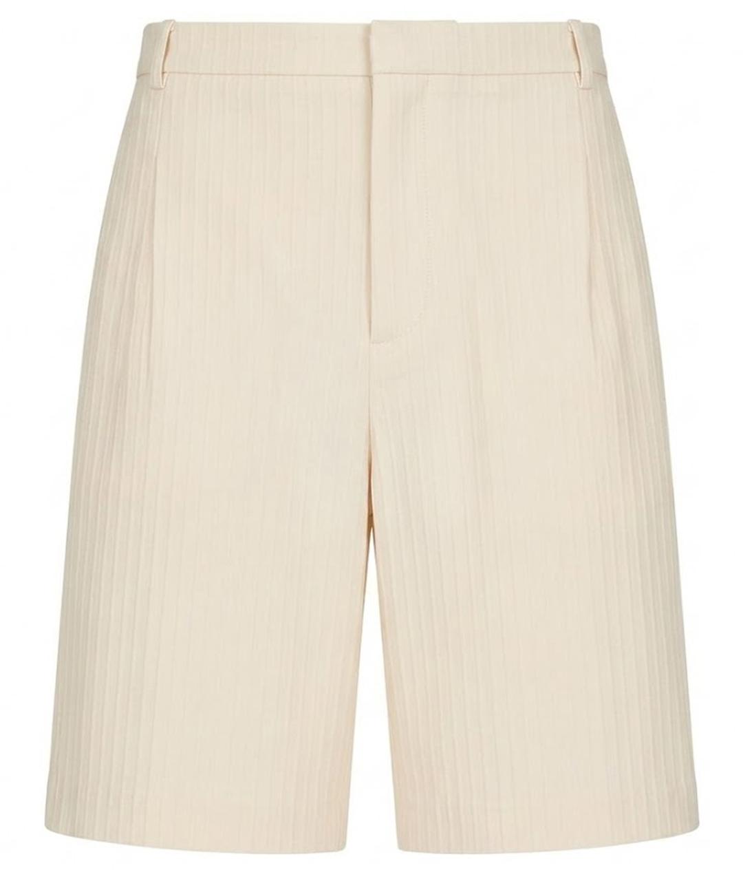 SAINT LAURENT Бежевые шорты, фото 1