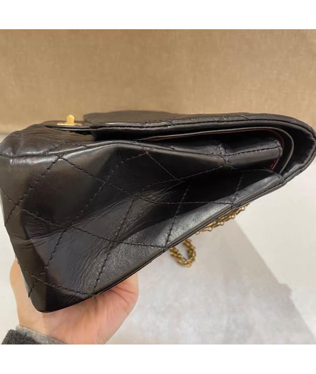 CHANEL Черная кожаная сумка через плечо, фото 4