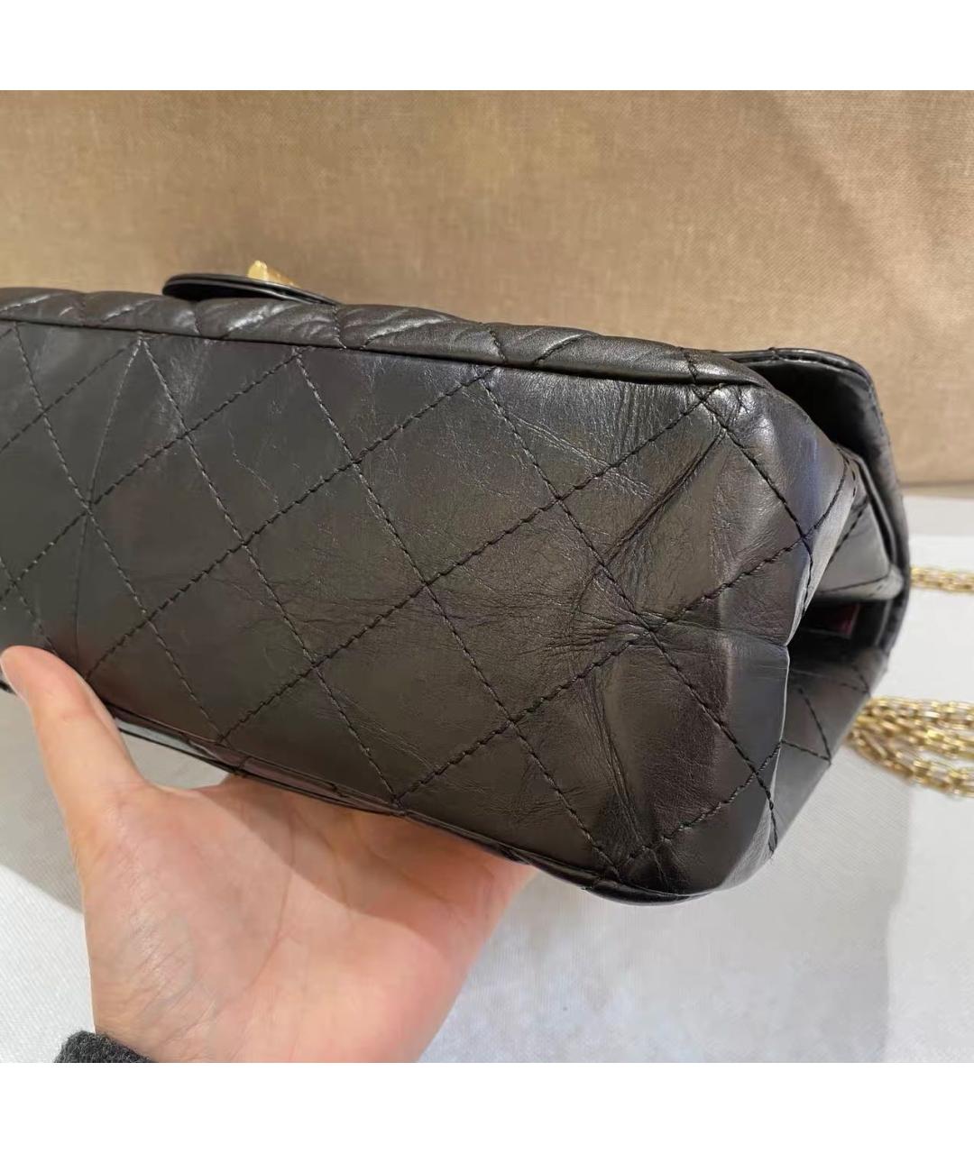 CHANEL Черная кожаная сумка через плечо, фото 6