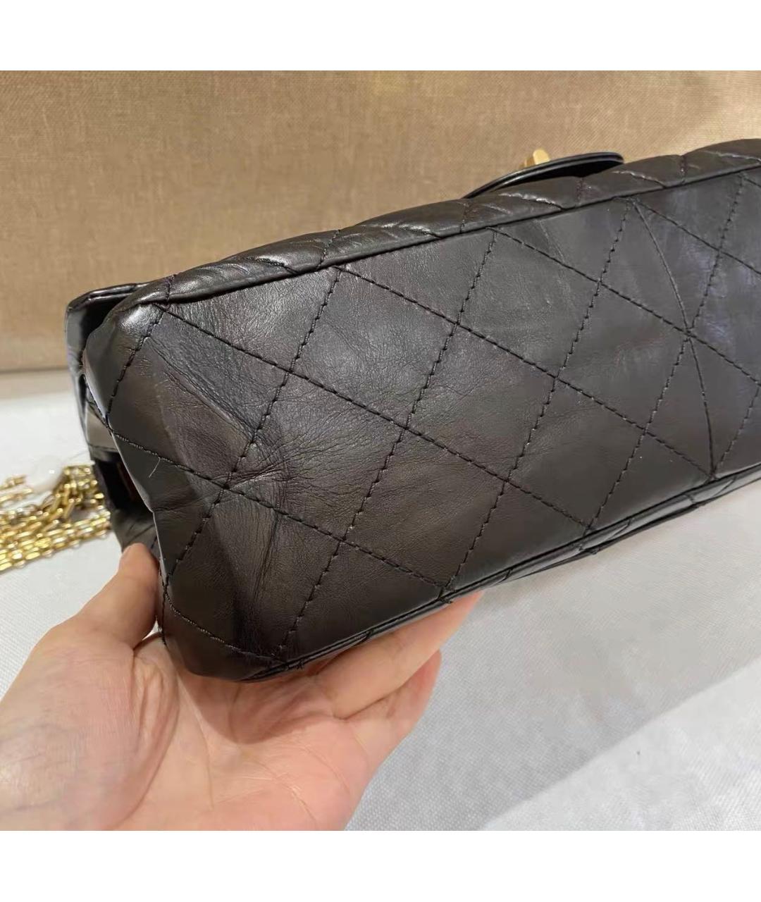 CHANEL Черная кожаная сумка через плечо, фото 5