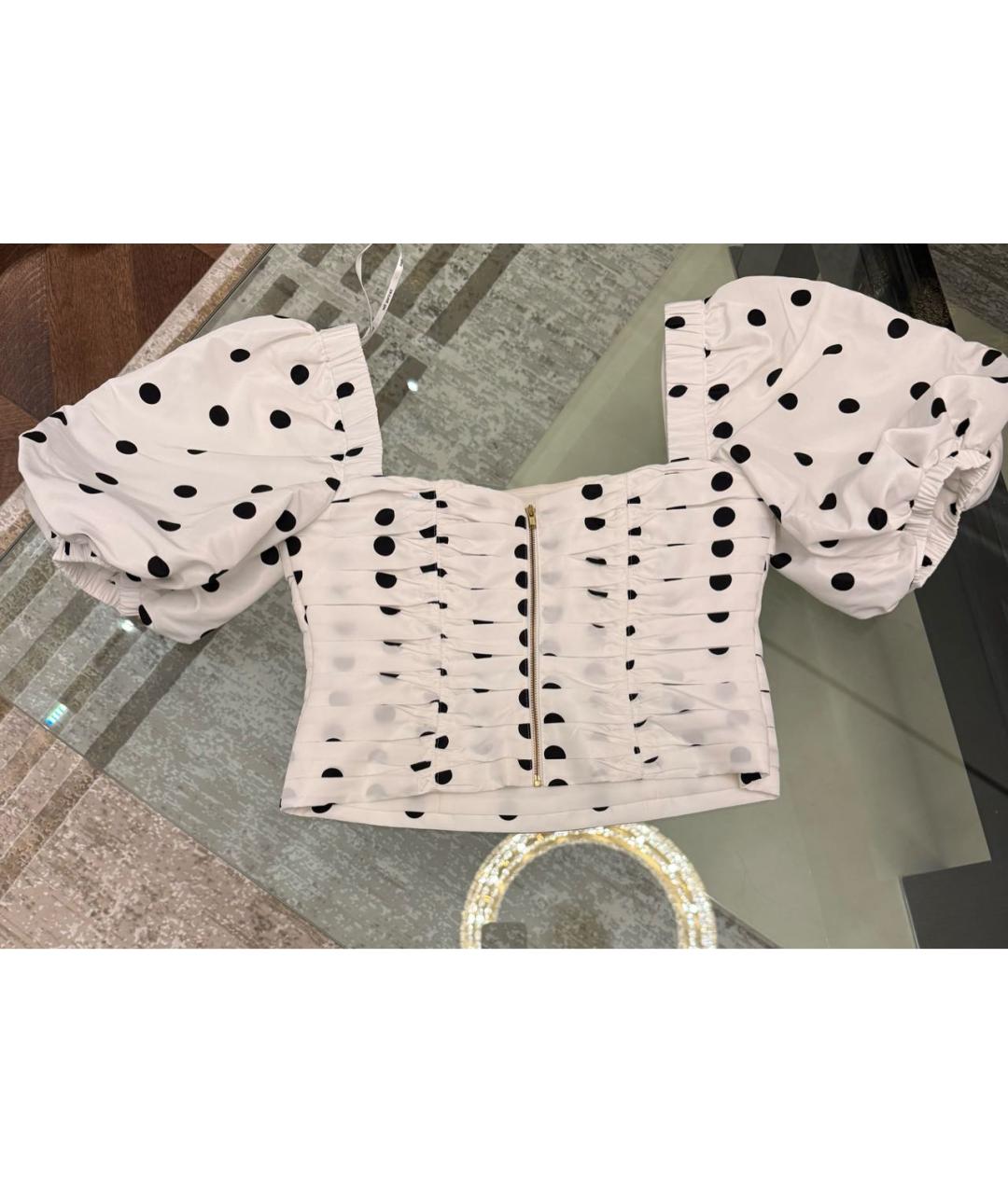 SELF-PORTRAIT Белая полиэстеровая блузы, фото 2