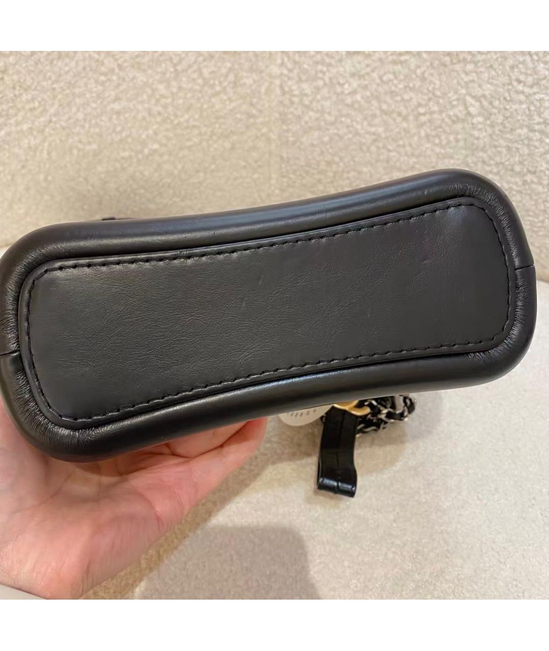 CHANEL Бежевая кожаная сумка через плечо, фото 5