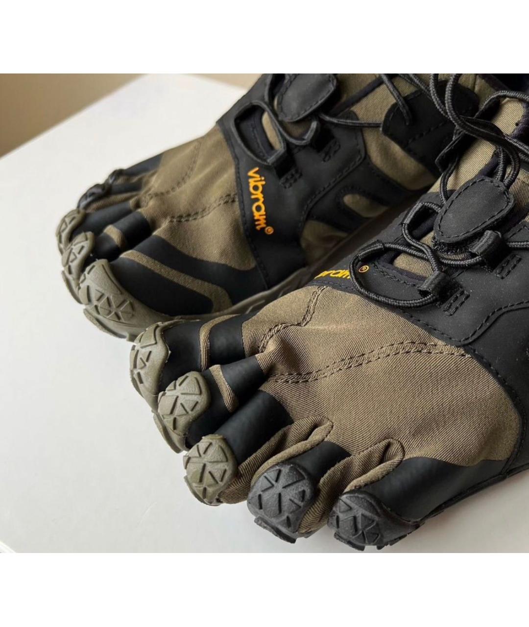 VIBRAM Хаки босоножки, фото 4