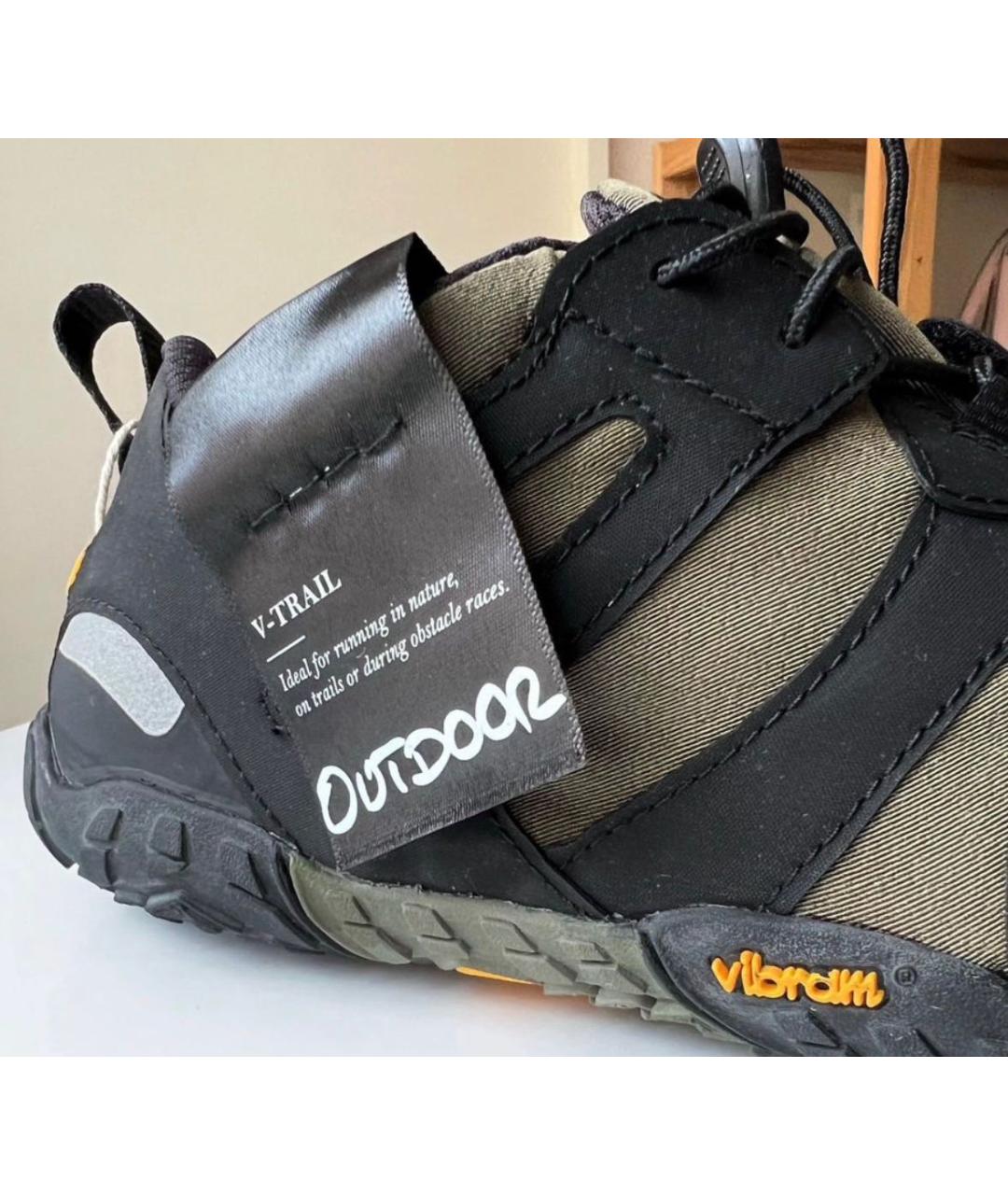 VIBRAM Хаки босоножки, фото 5