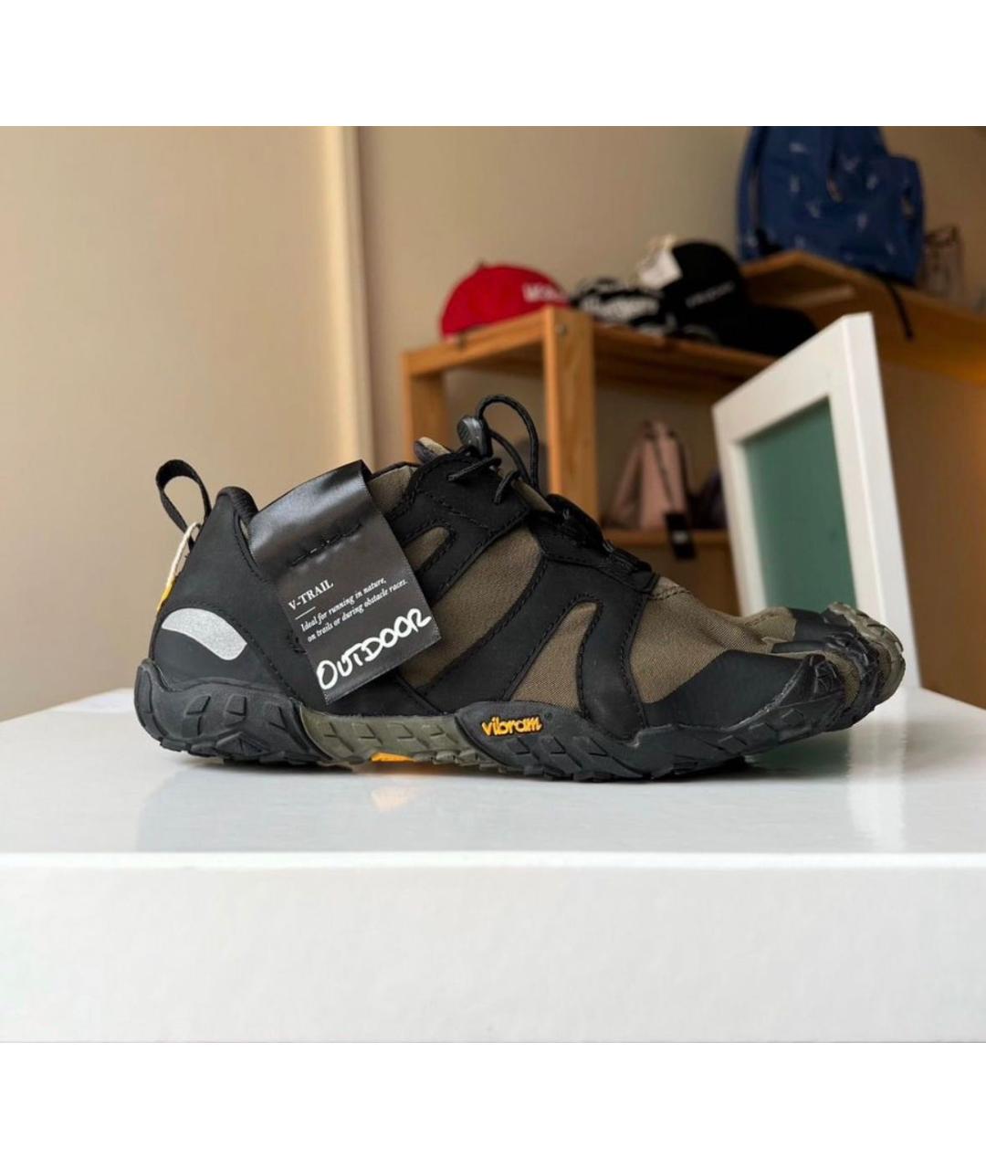 VIBRAM Хаки босоножки, фото 3