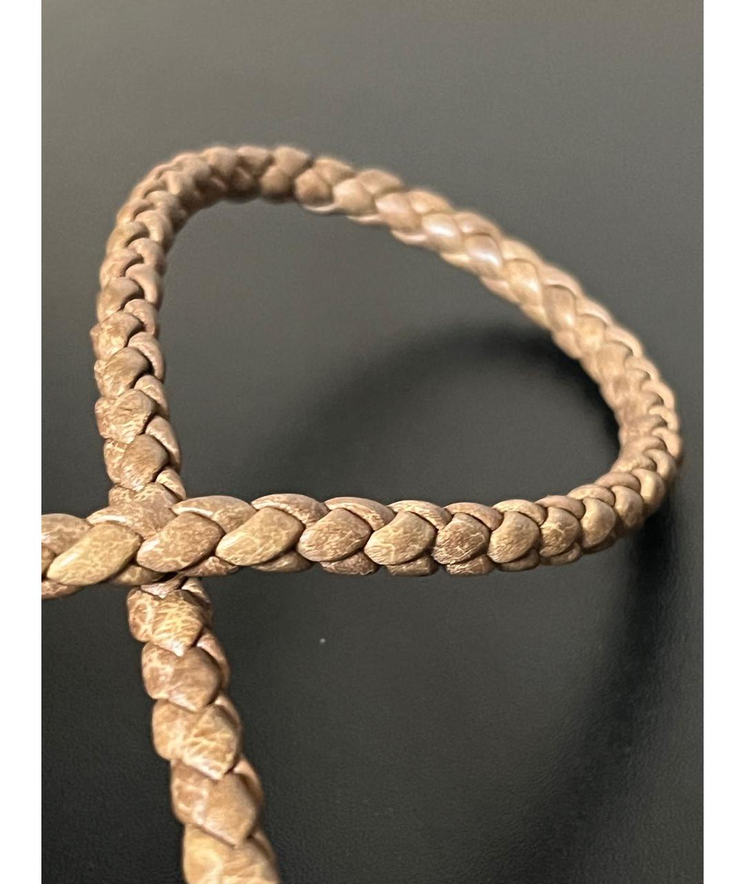 GUCCI Бежевая кожаная сумка с короткими ручками, фото 7