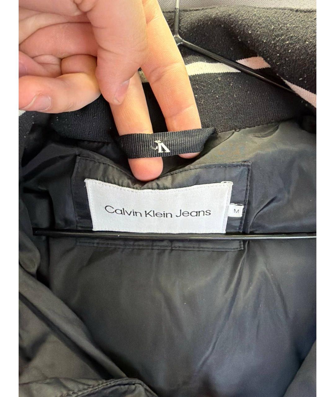 CALVIN KLEIN Черный пуховик, фото 3