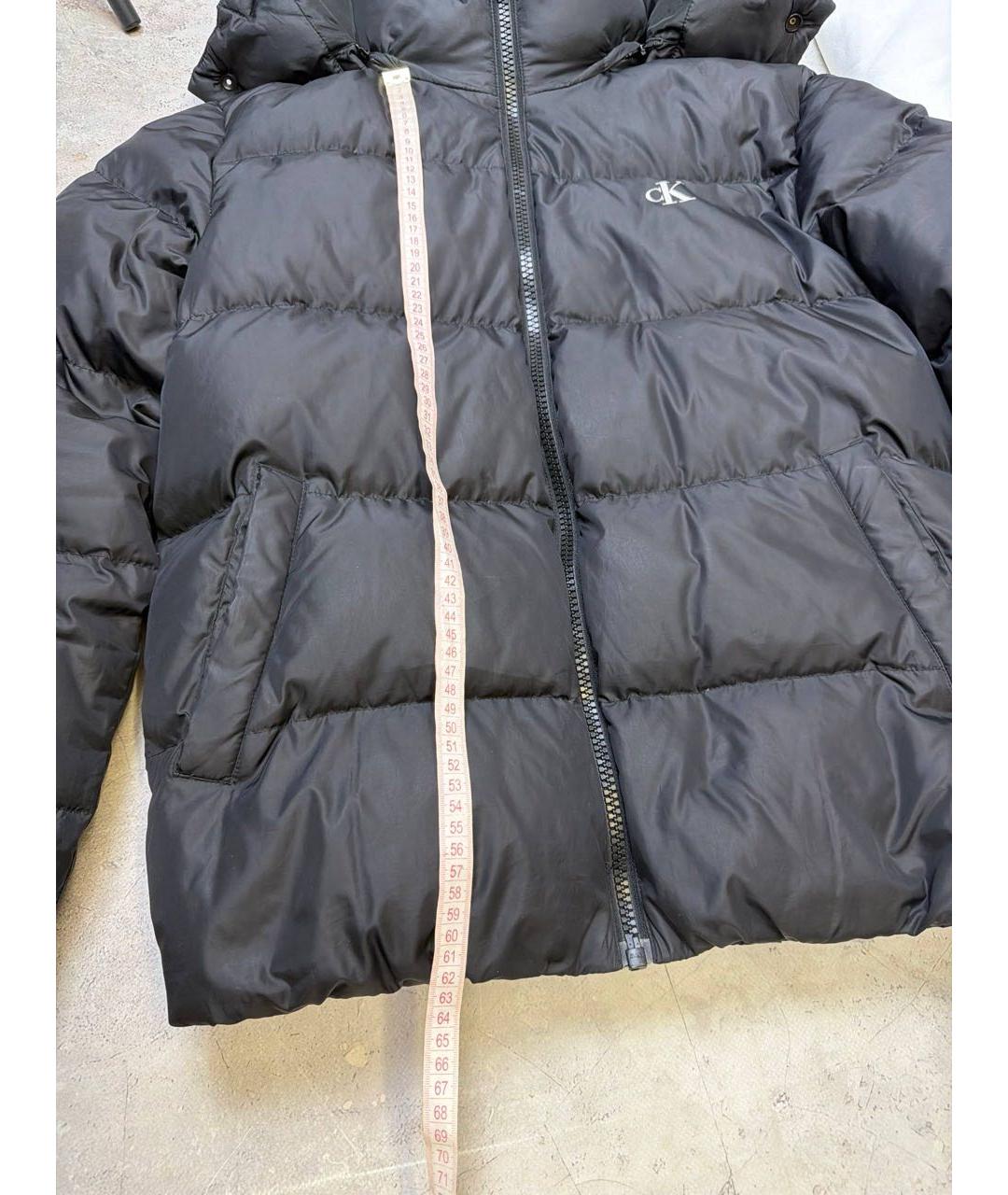 CALVIN KLEIN Черный пуховик, фото 6