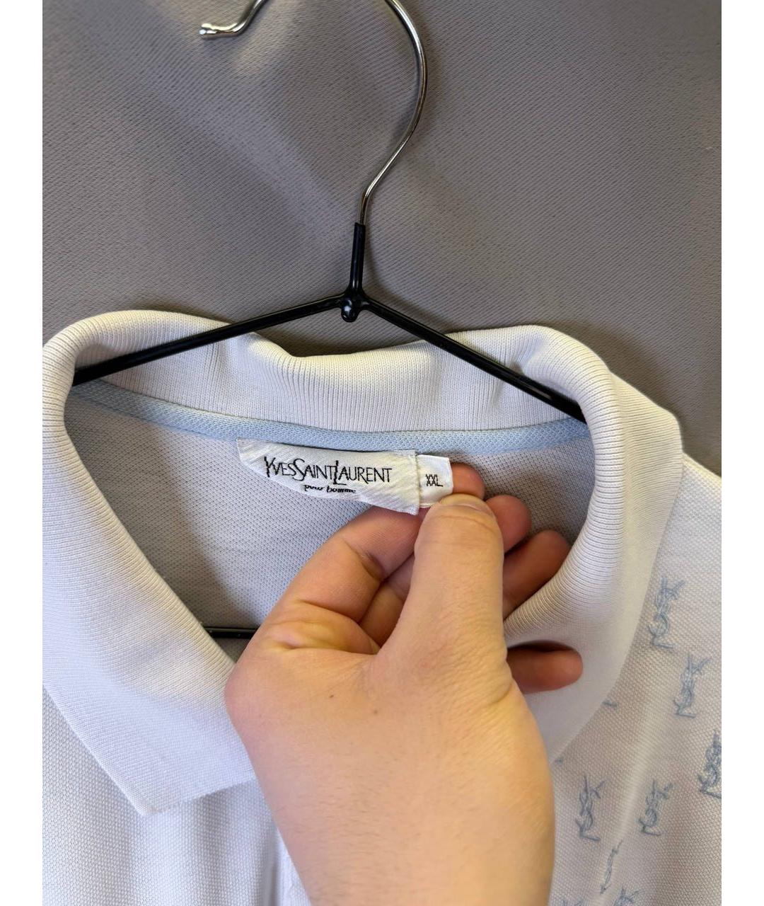 SAINT LAURENT Серая футболка, фото 6