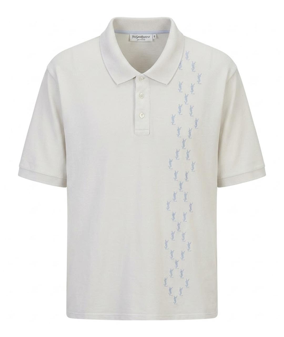 SAINT LAURENT Серая футболка, фото 1