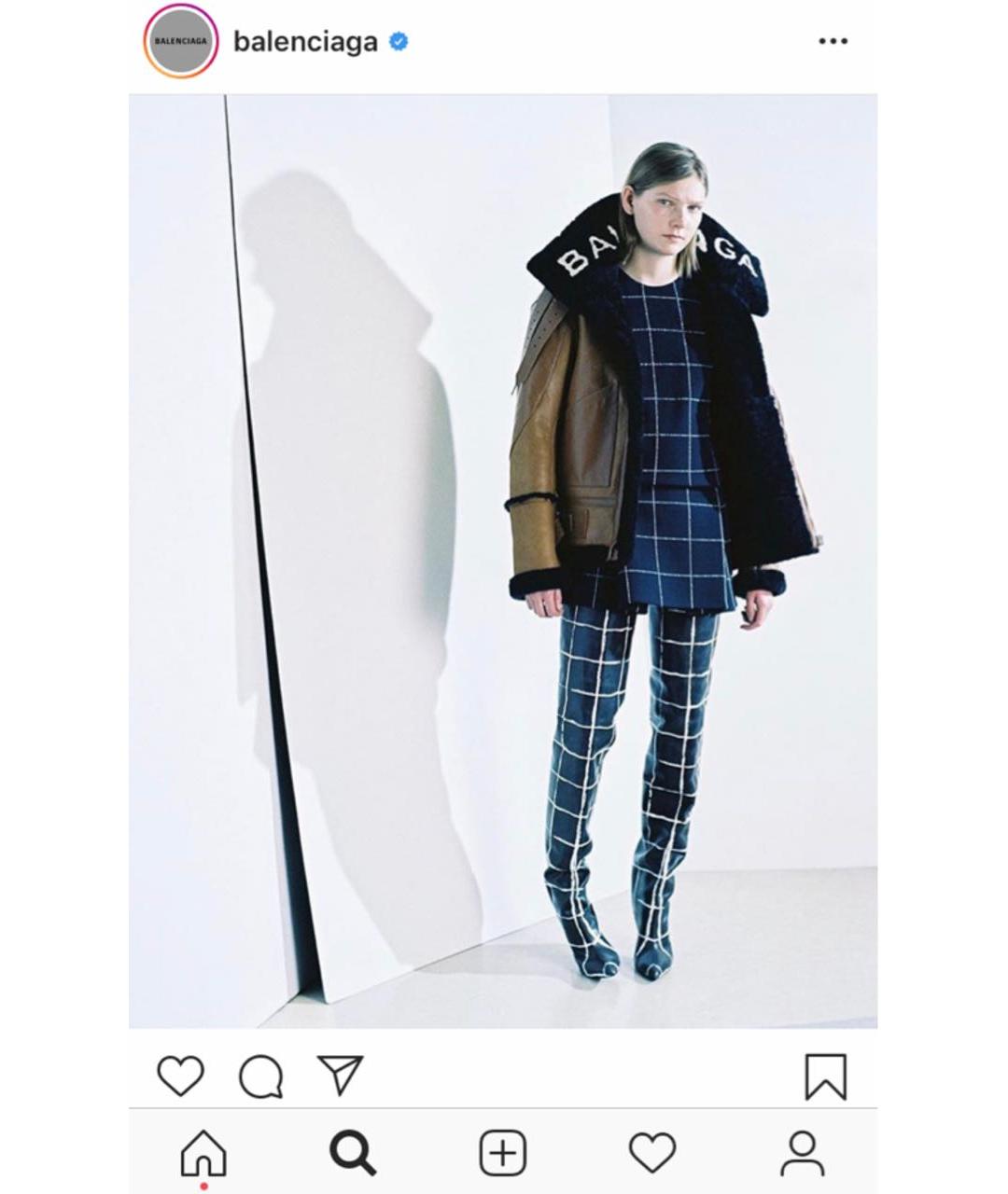 BALENCIAGA Черная кожаная дубленка, фото 2