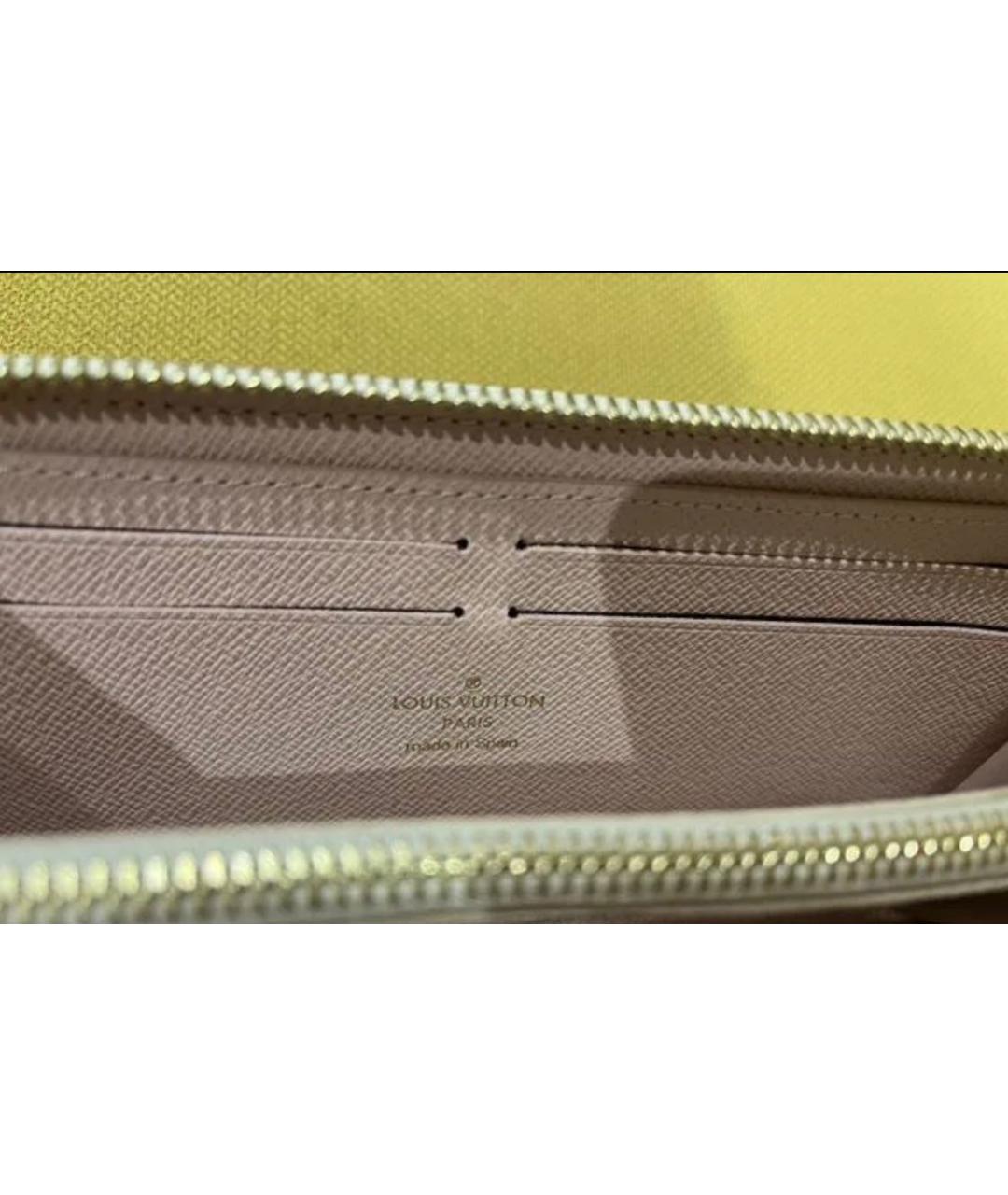 LOUIS VUITTON Белый кошелек, фото 4