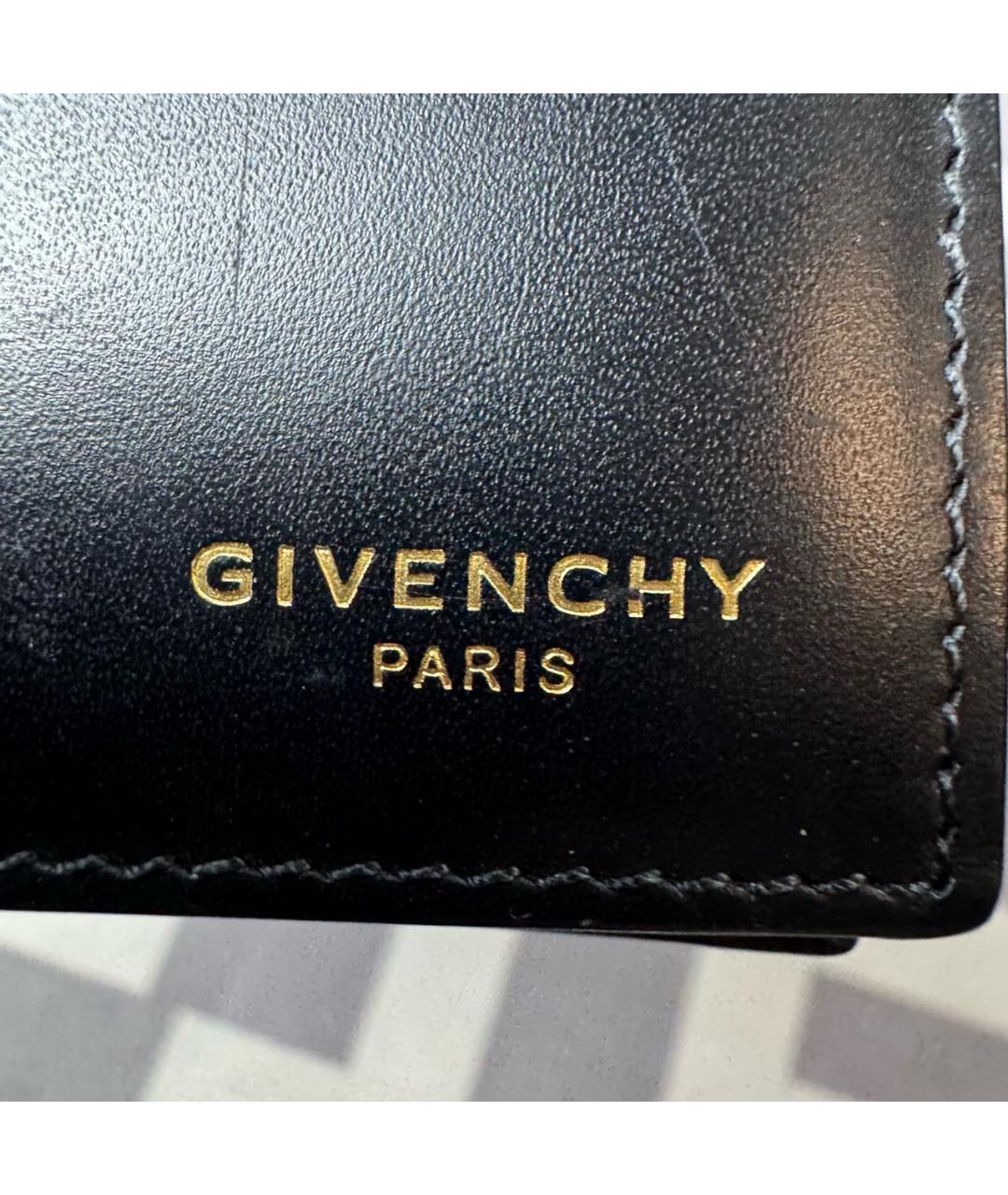 GIVENCHY Черный кошелек из лакированной кожи, фото 4