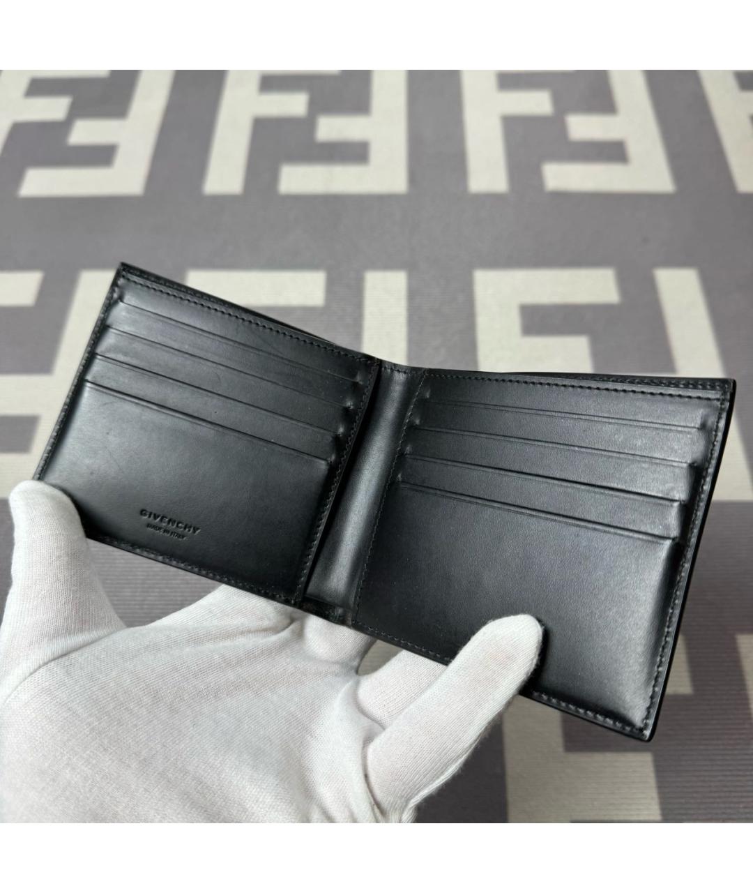 GIVENCHY Черный кошелек из лакированной кожи, фото 2