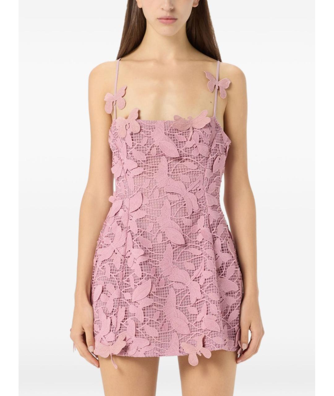 BLUMARINE Фиолетовый полиэстеровый сарафан, фото 2