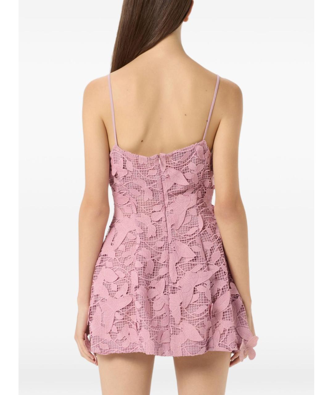 BLUMARINE Фиолетовый полиэстеровый сарафан, фото 3