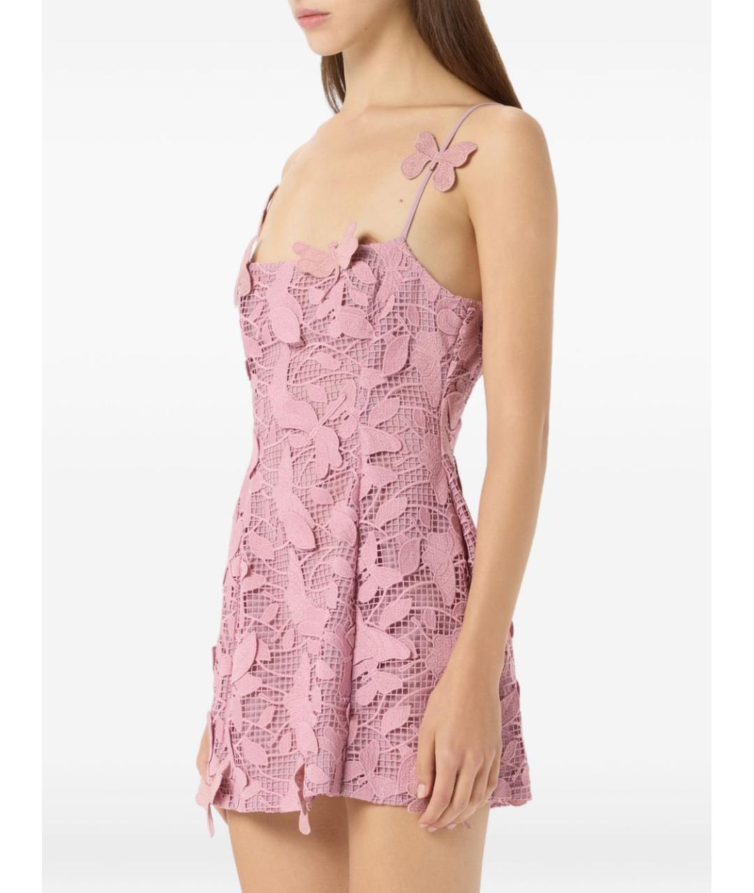 BLUMARINE Фиолетовый полиэстеровый сарафан, фото 5