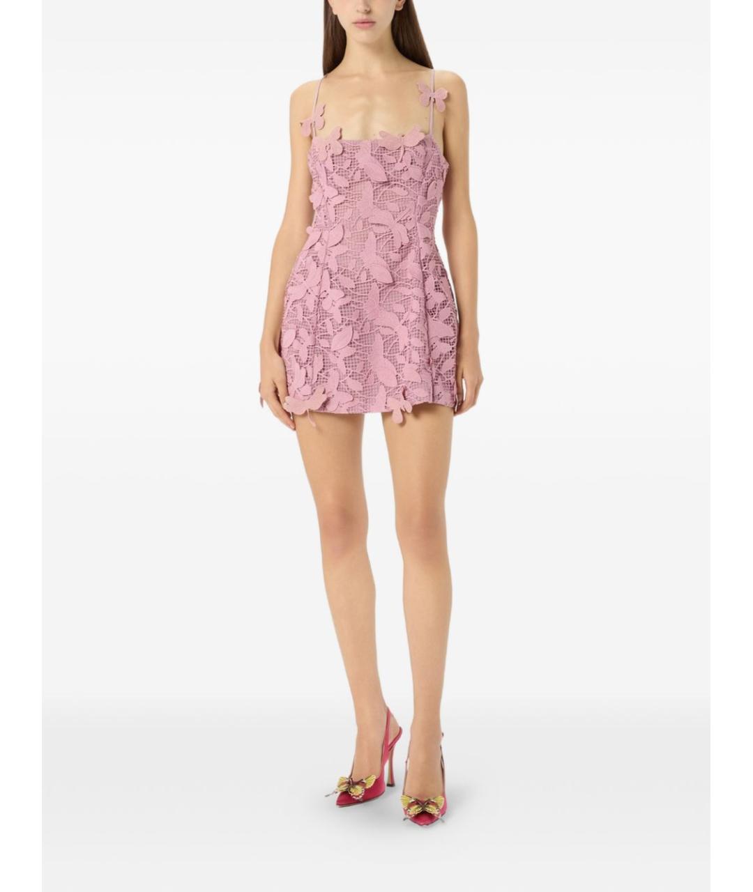 BLUMARINE Фиолетовый полиэстеровый сарафан, фото 4