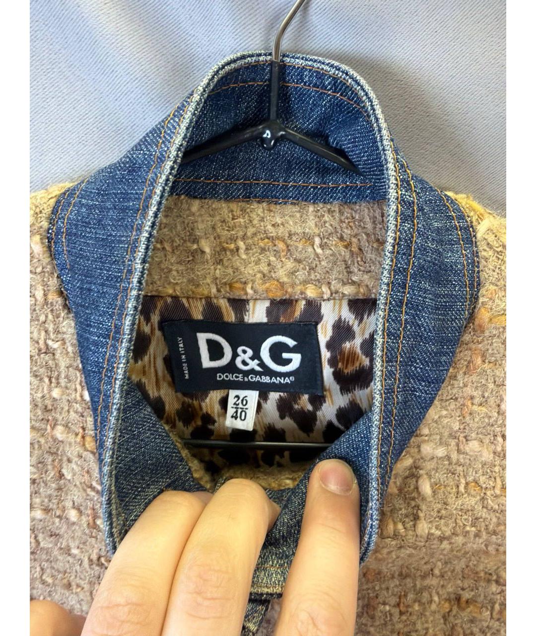 DOLCE&GABBANA Мульти куртка, фото 3