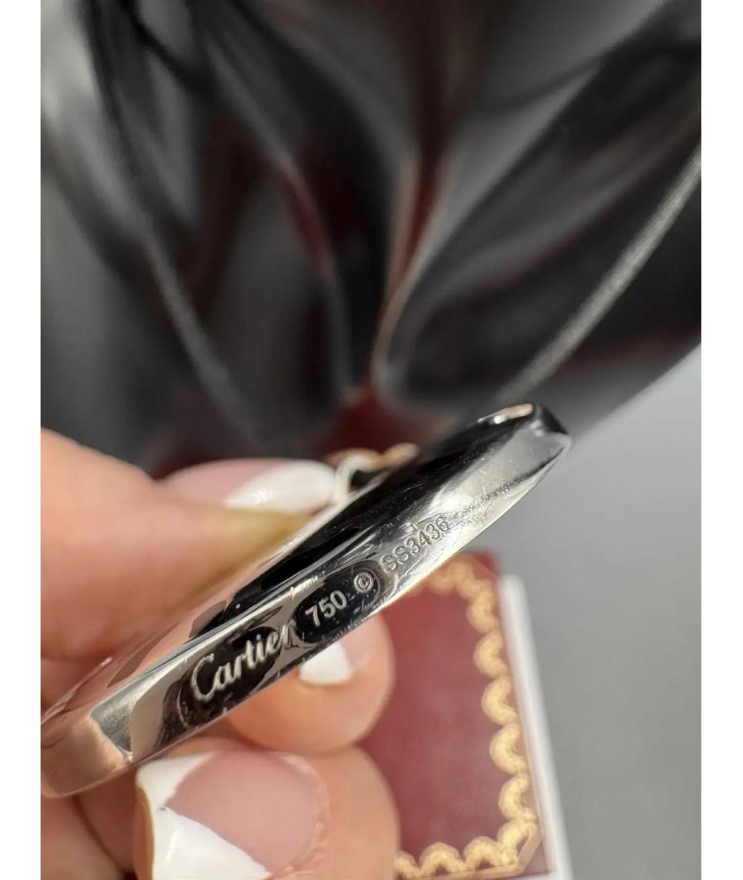 CARTIER Серебрянный кулон из белого золота, фото 7