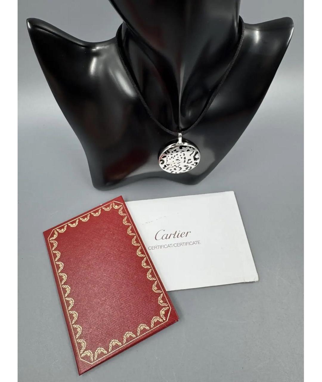 CARTIER Серебрянный кулон из белого золота, фото 6