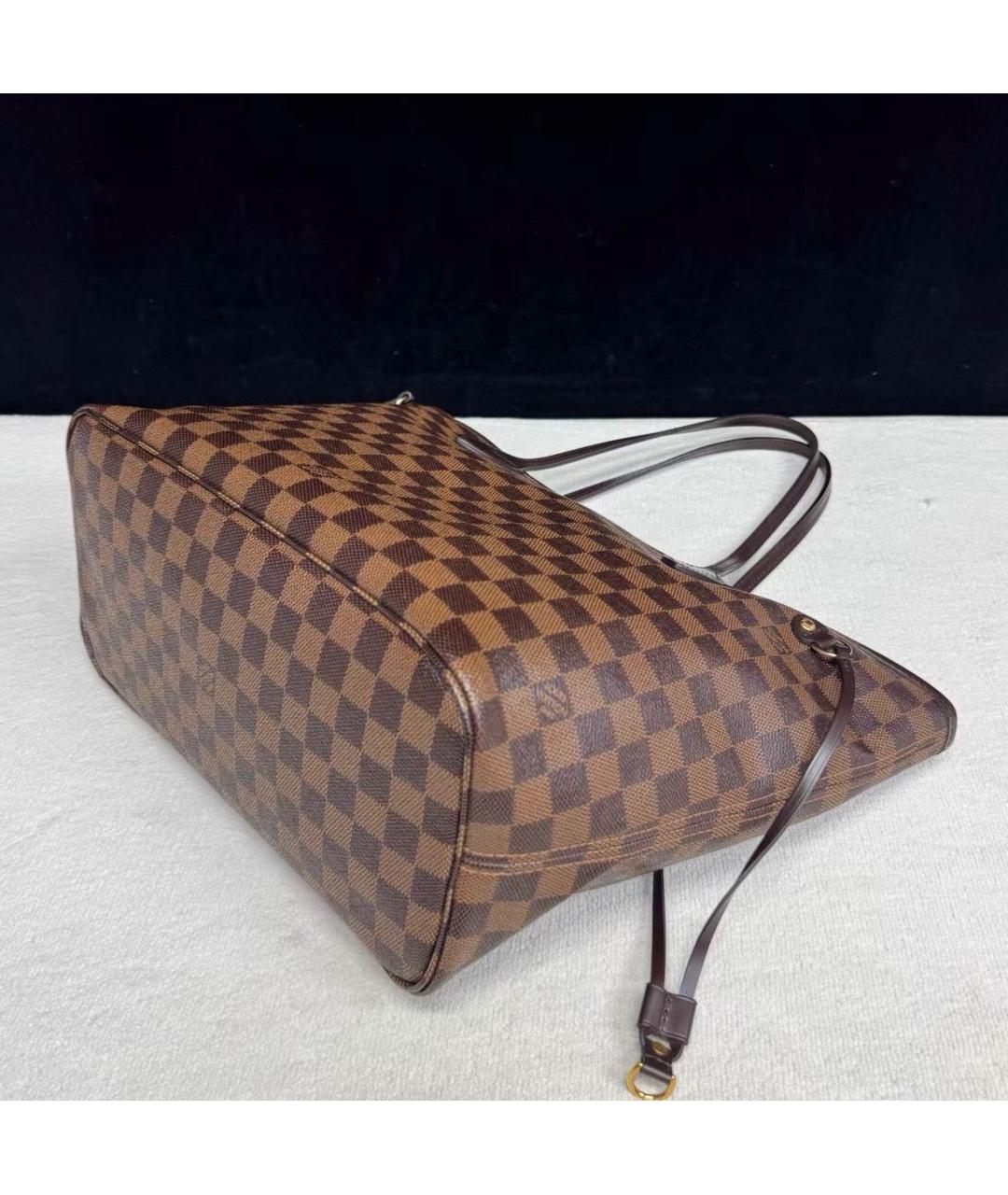 LOUIS VUITTON Коричневая сумка тоут, фото 4