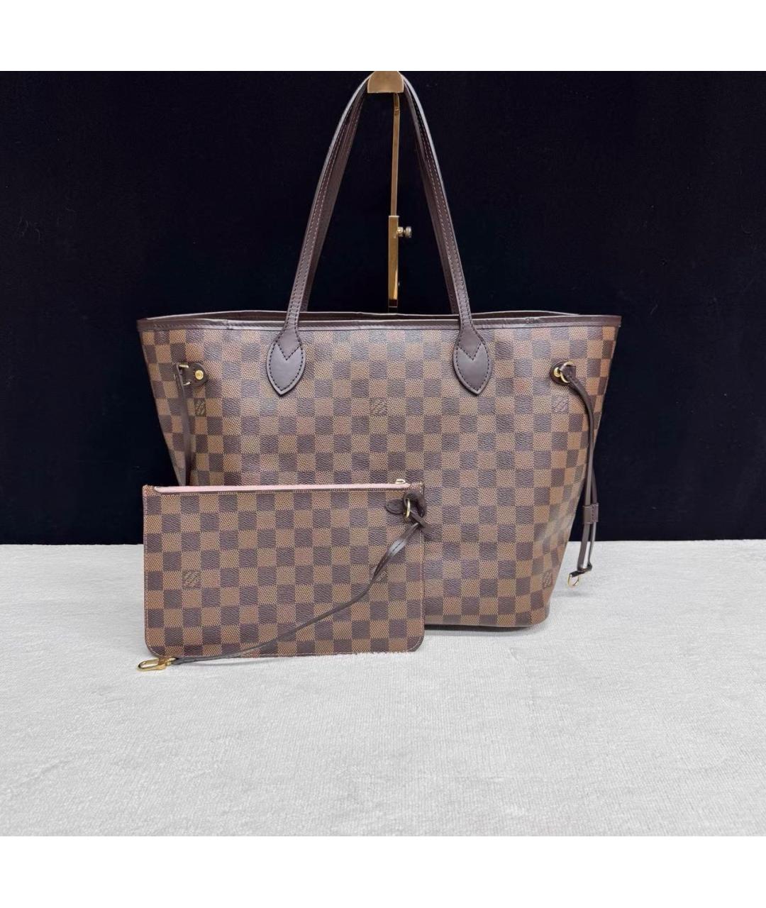 LOUIS VUITTON Коричневая сумка тоут, фото 8