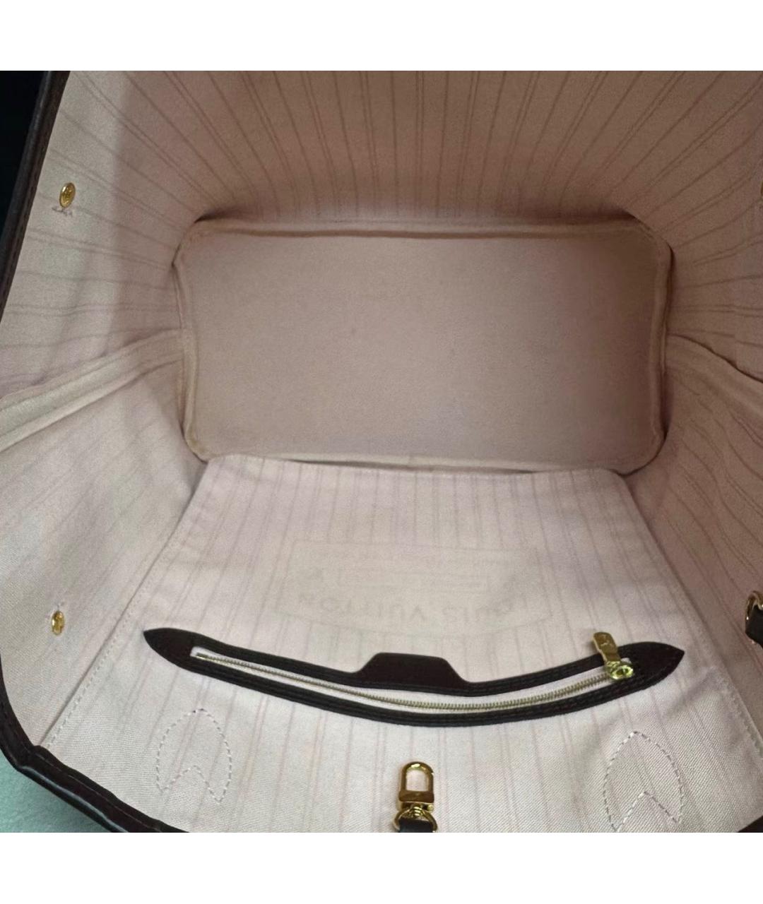 LOUIS VUITTON Коричневая сумка тоут, фото 6